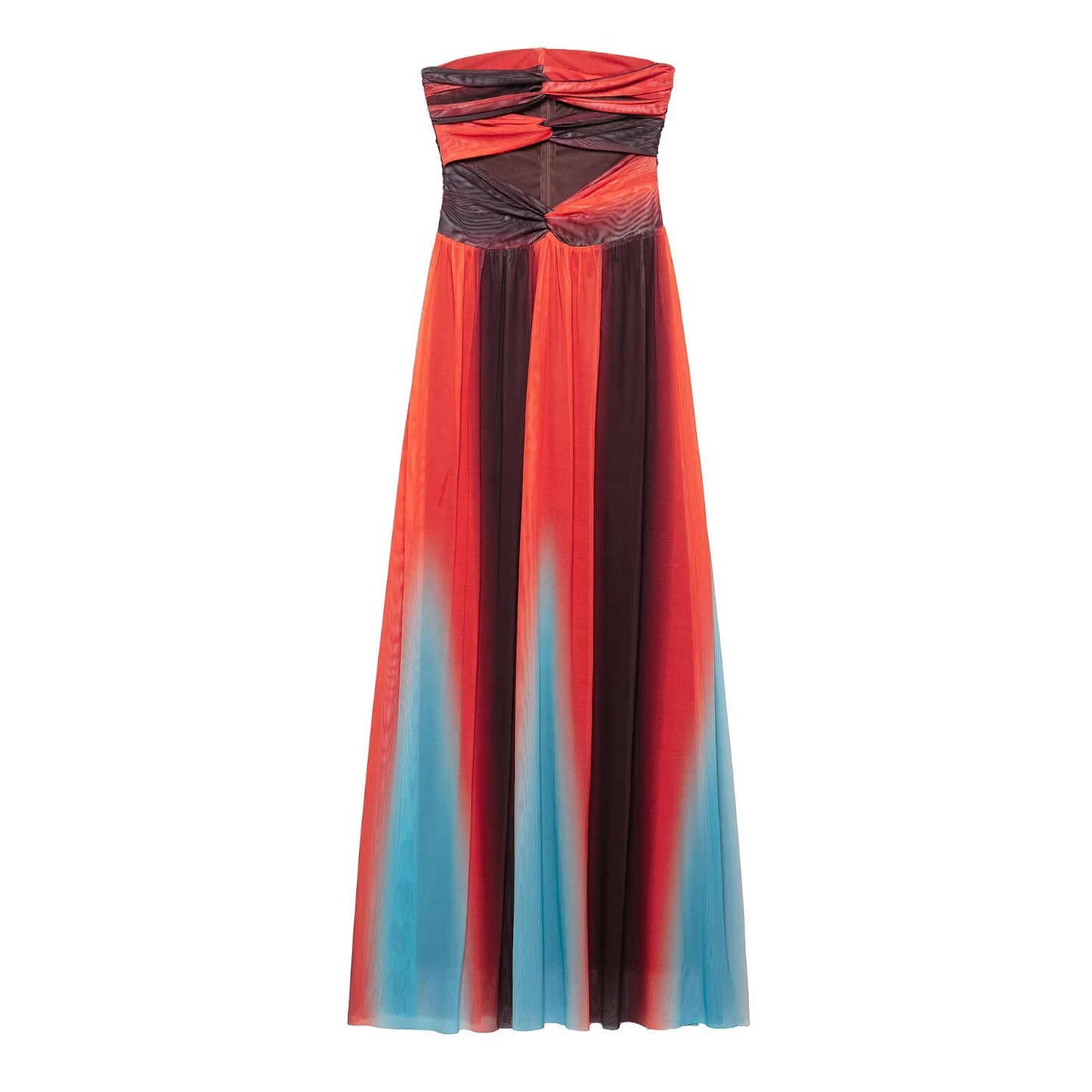 Tube Top Hollow Out Cutout Slim Fit Dress