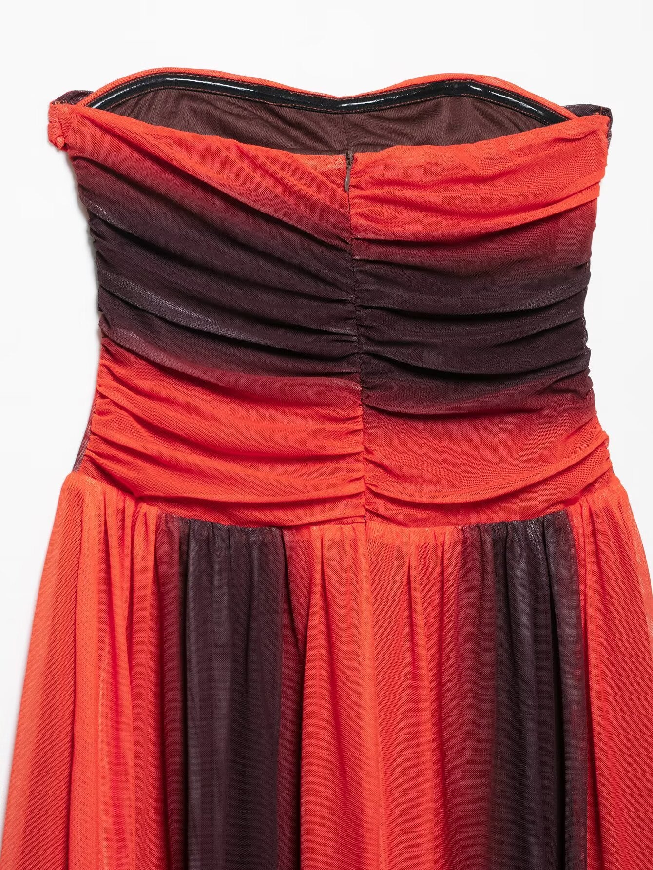 Tube Top Hollow Out Cutout Slim Fit Dress