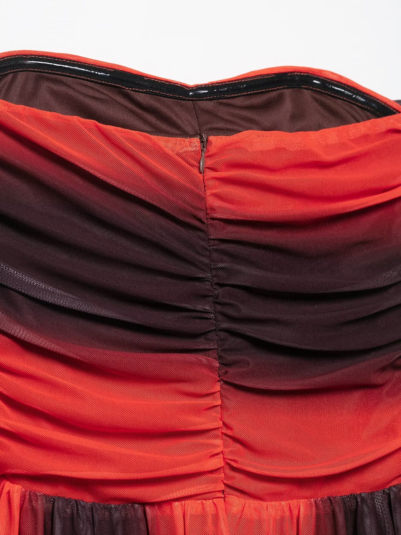 Tube Top Hollow Out Cutout Slim Fit Dress