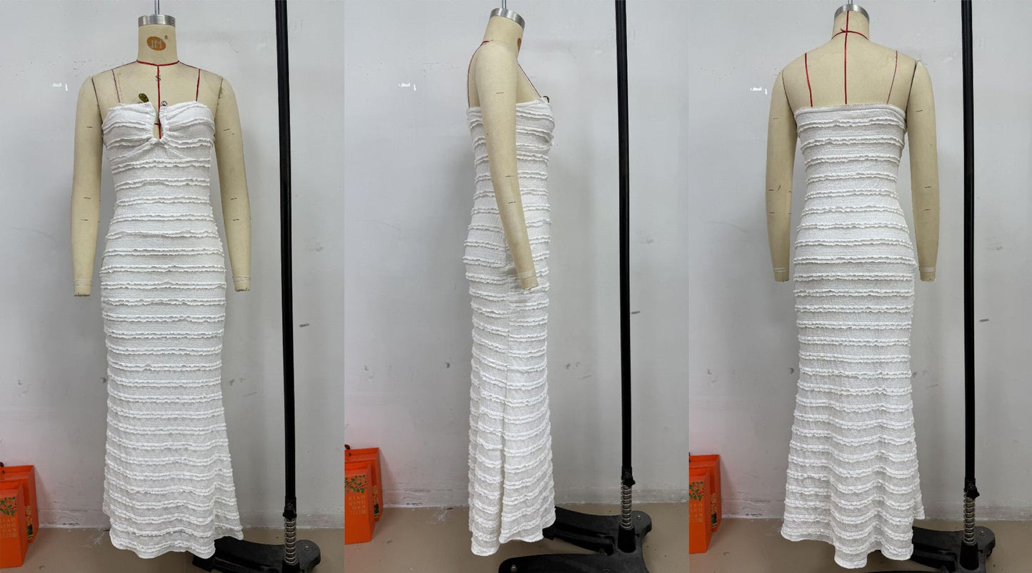 Slim Tube Top Package Hip Cocktail Dress