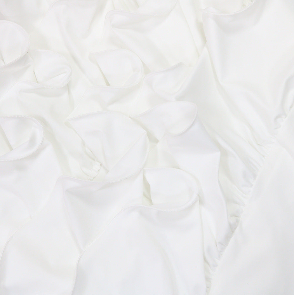 Asymmetric Ruffled Dress