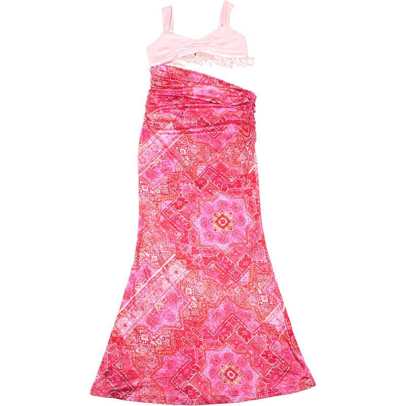Sheath Tassel Cami Dress