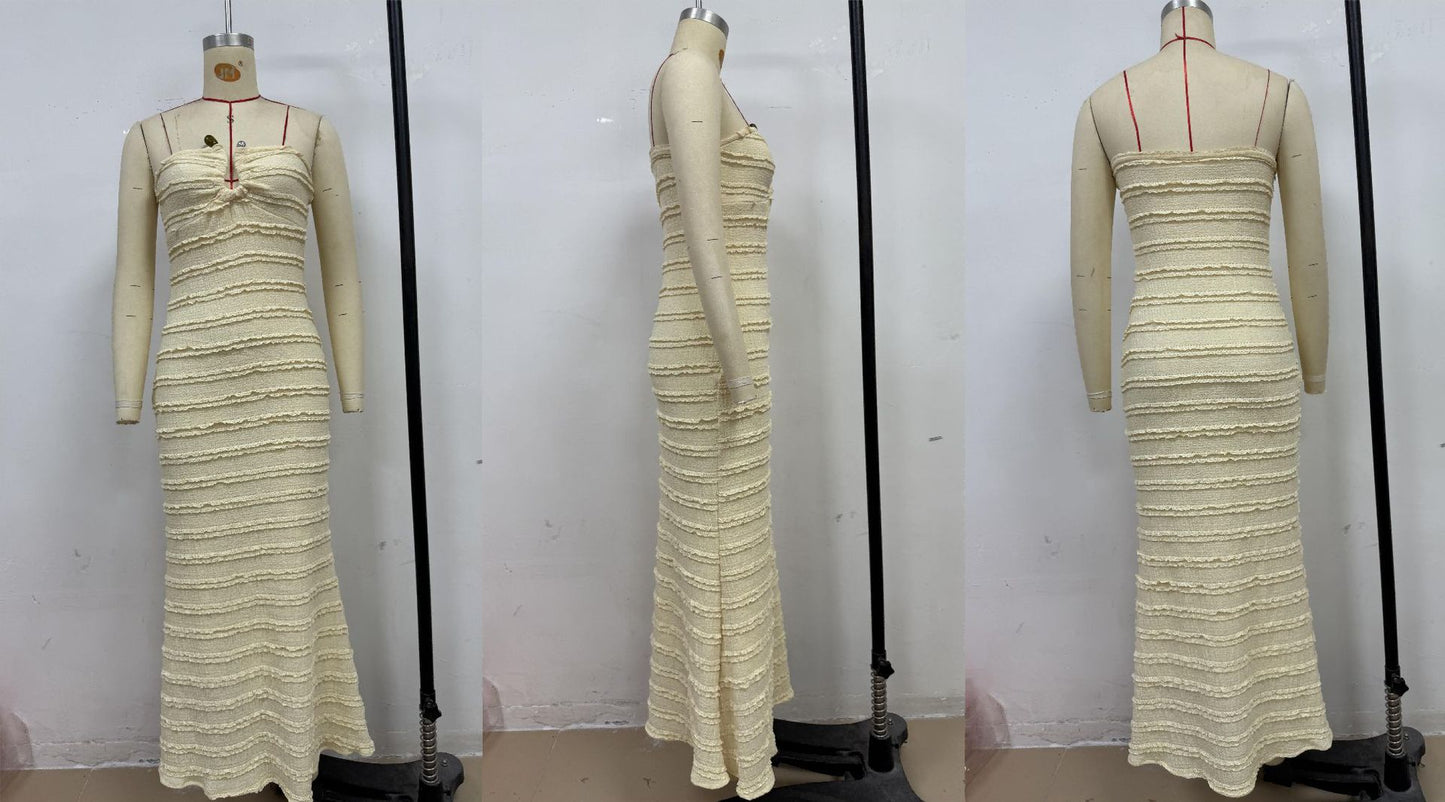 Slim Tube Top Package Hip Cocktail Dress