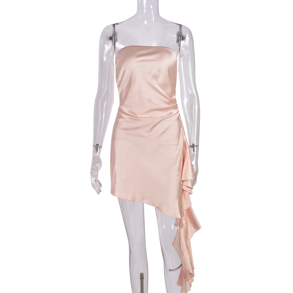 Chest Wrapped Backless Dress