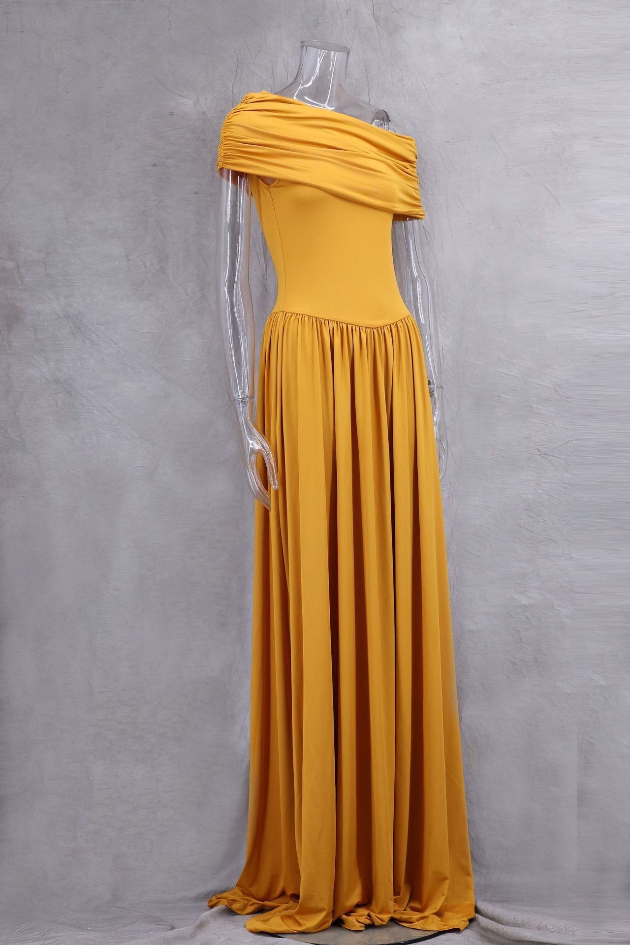 Luxury Off Shoulder Waist Slimming Dress