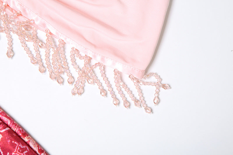 Sheath Tassel Cami Dress