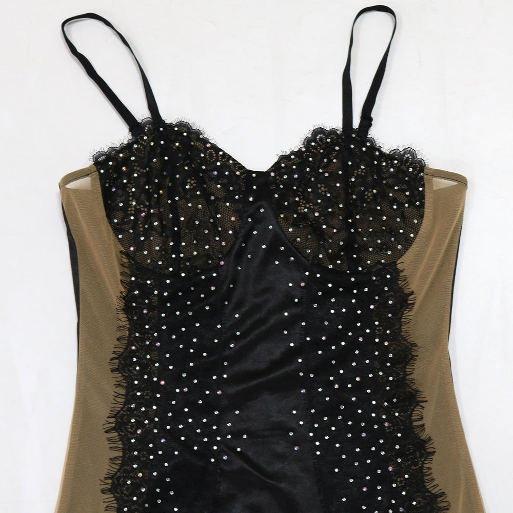 Strap Irregular Asymmetric Sheath Dress