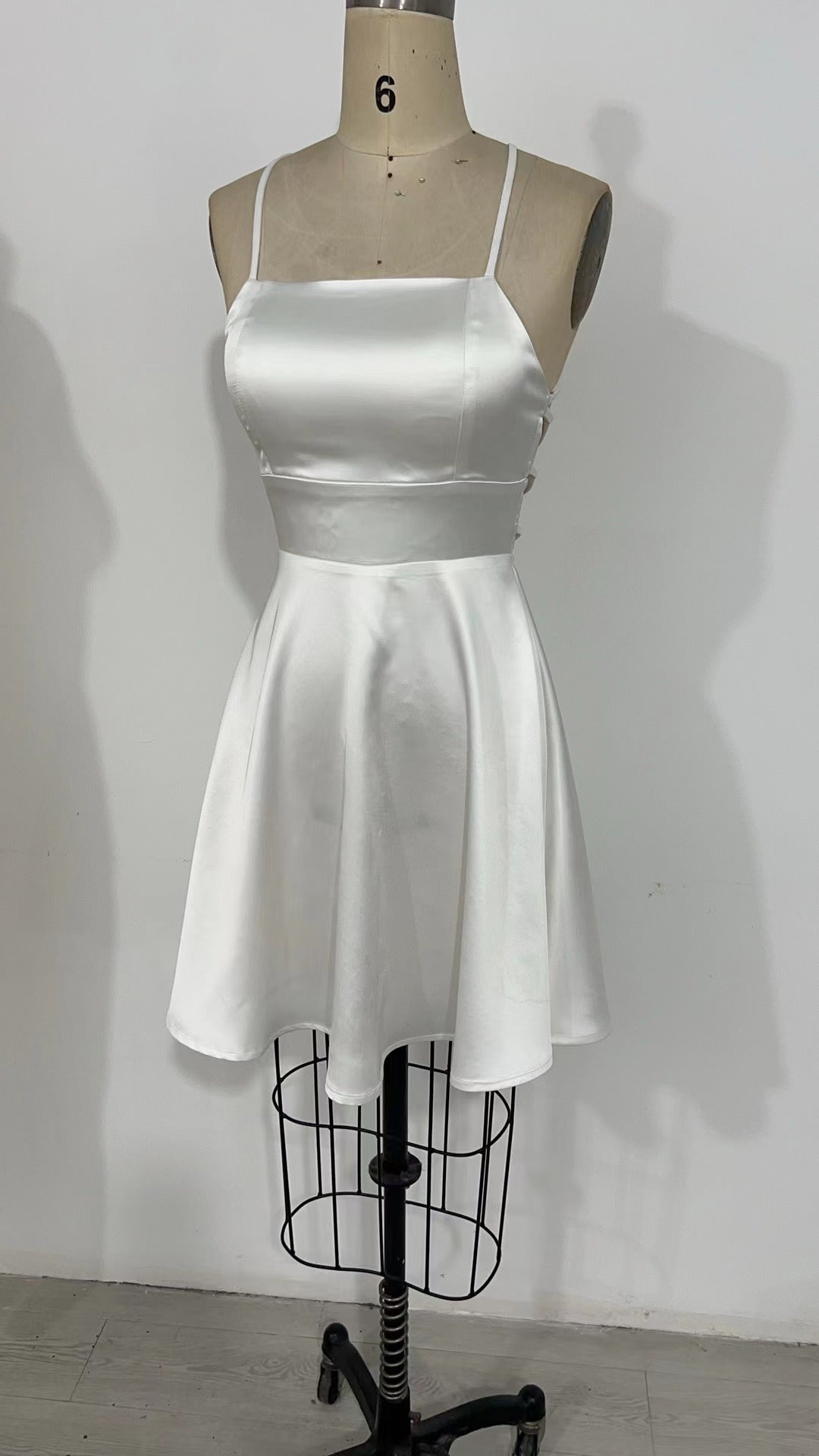 Sleeveless Suspenders Cocktail Dress