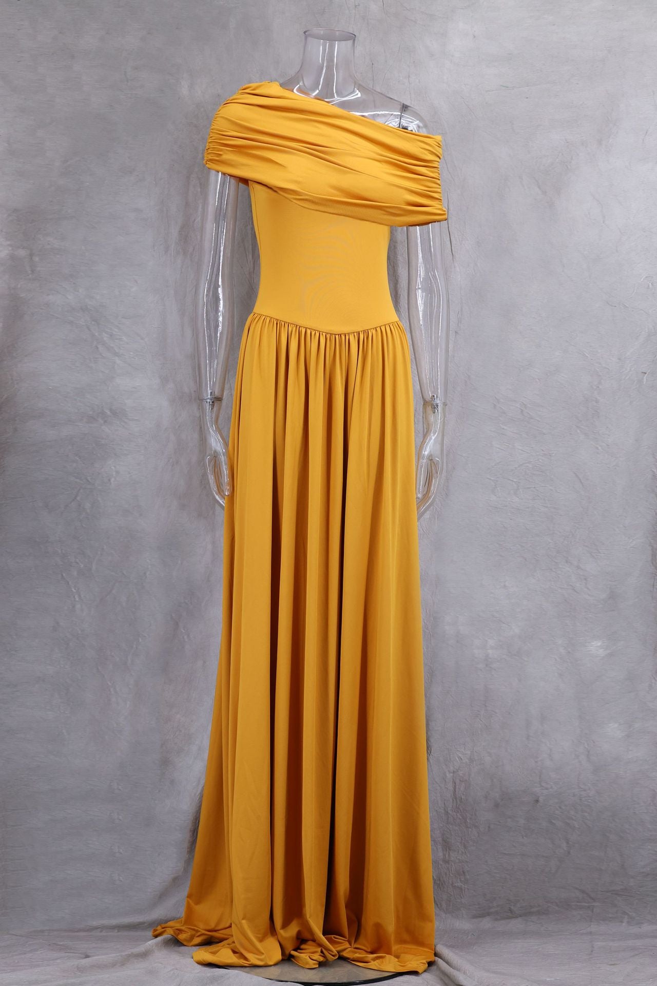 Luxury Off Shoulder Waist Slimming Dress