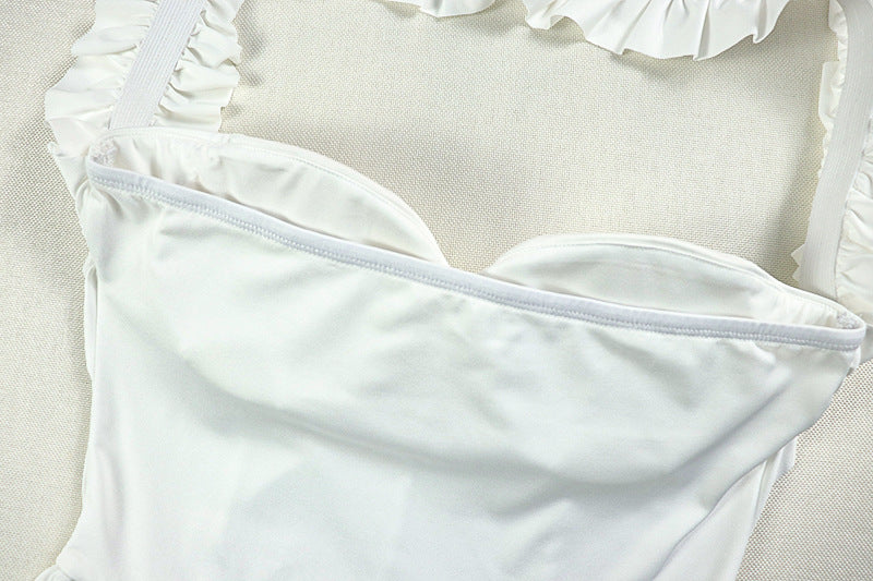 Backless Pleated A line Sleeveless Dress