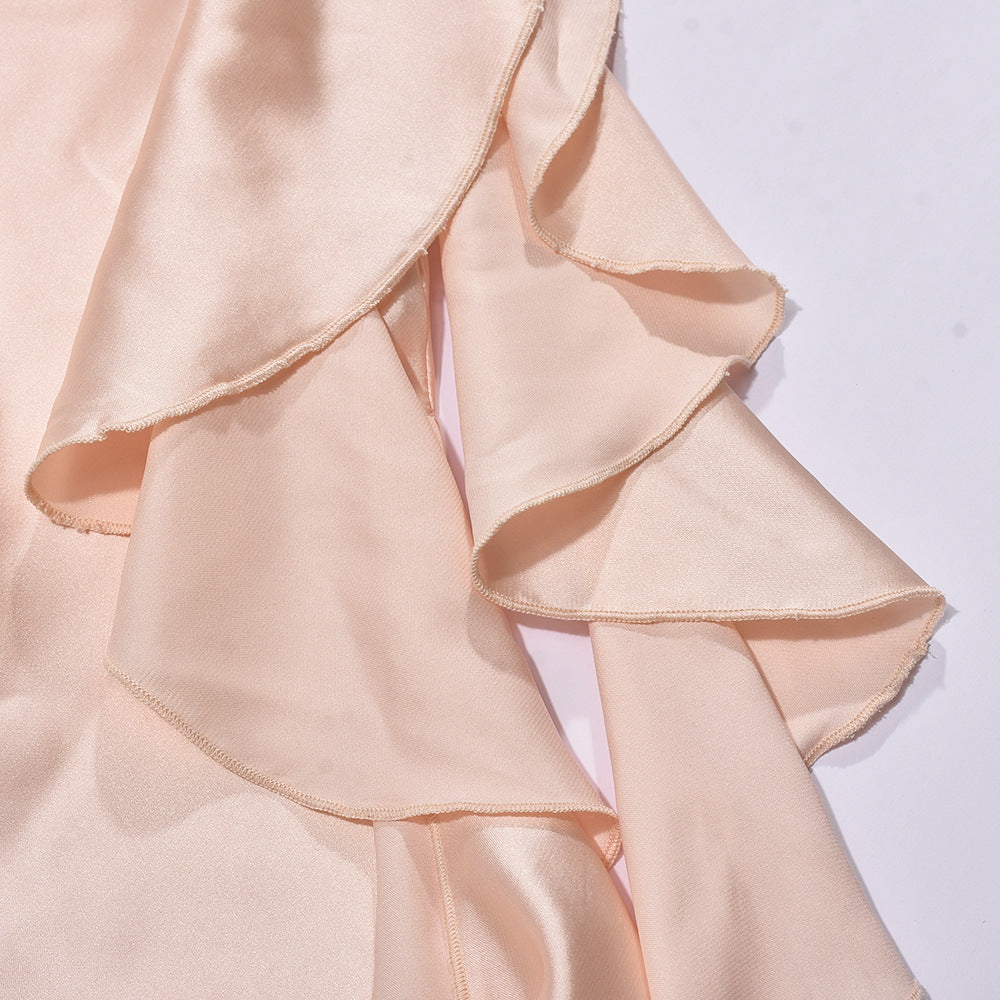 Chest Wrapped Backless Dress