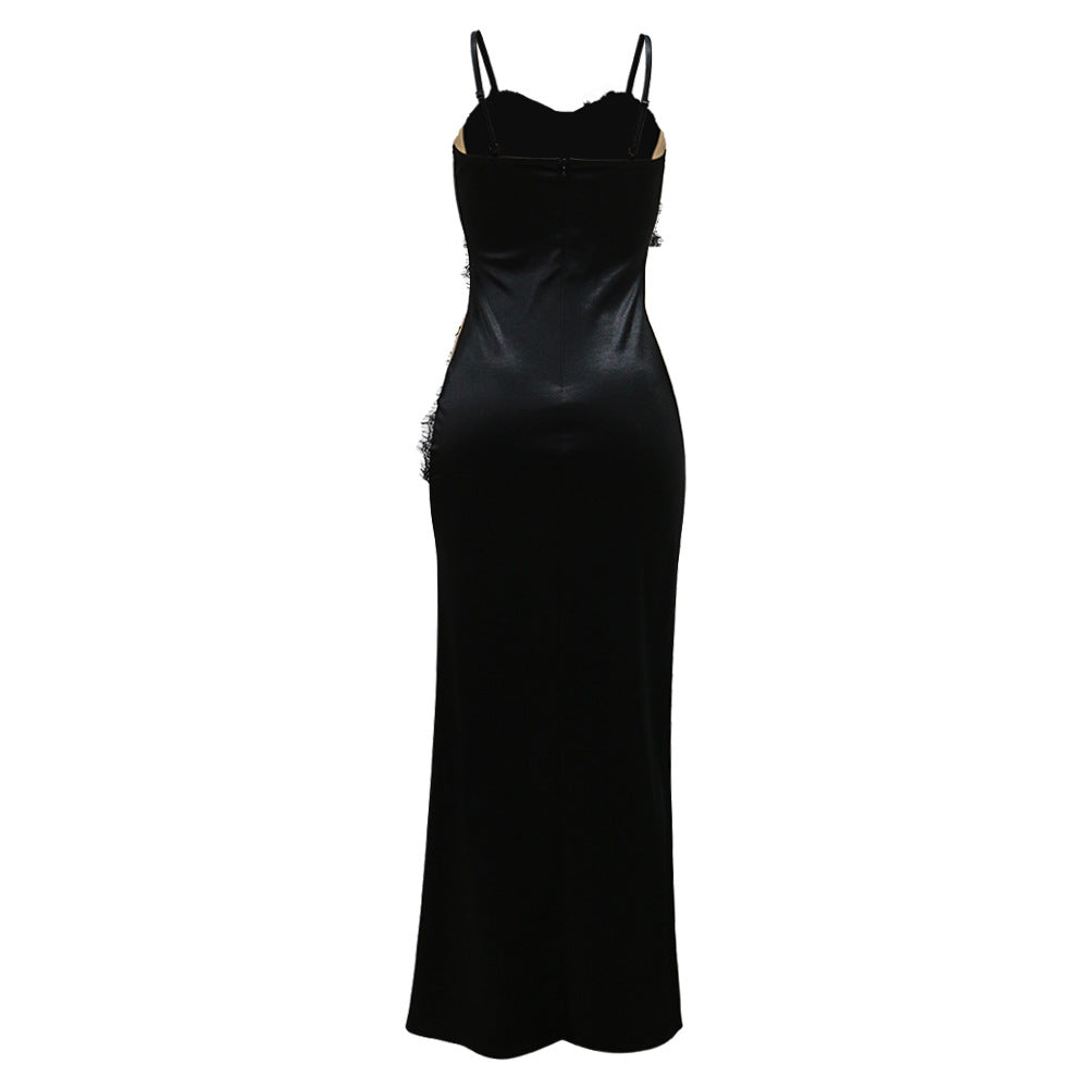 Strap Irregular Asymmetric Sheath Dress