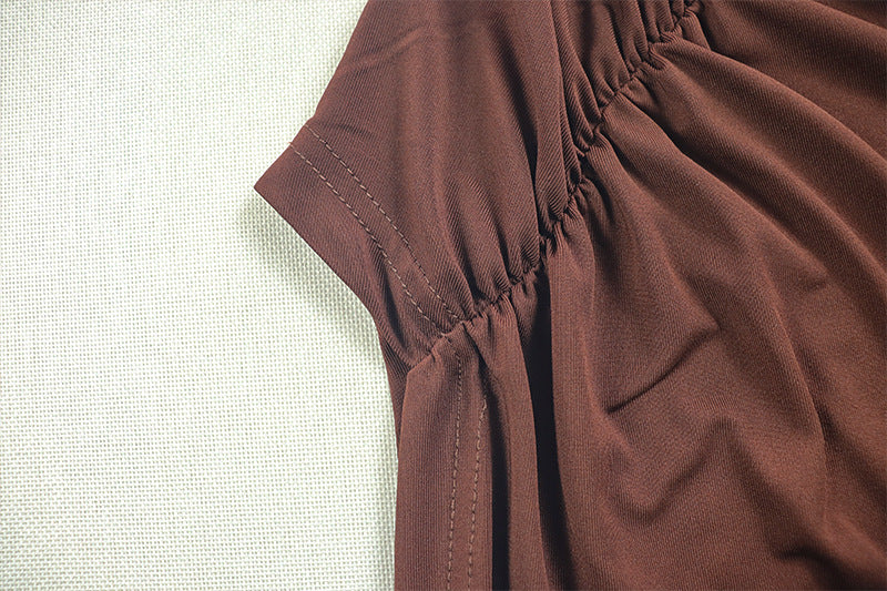 Slim Fit Backless Split Asymmetric Turtleneck Maxi Dress