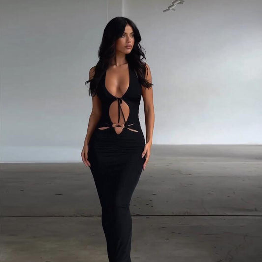 Short Sleeve V Lace Dress