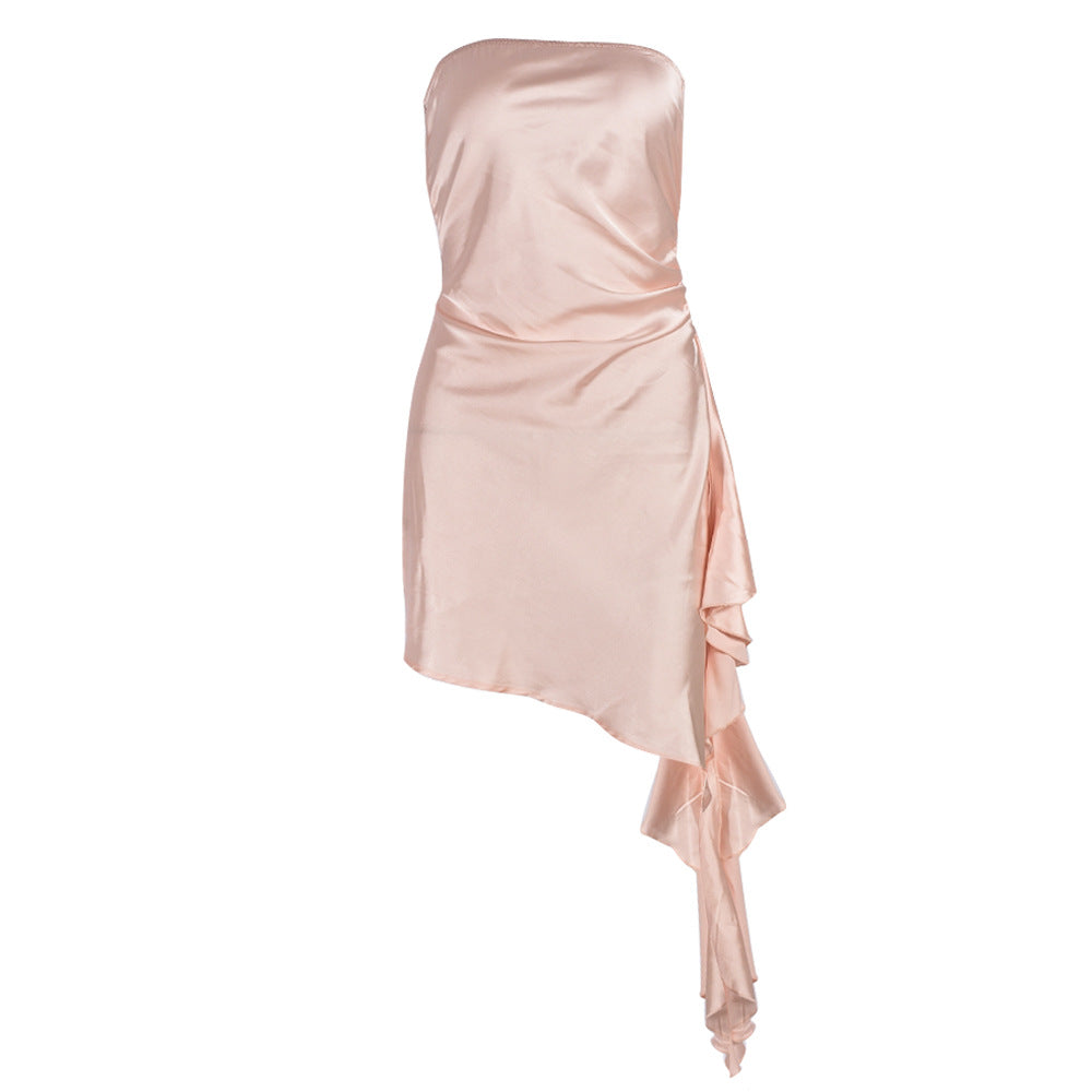 Chest Wrapped Backless Dress