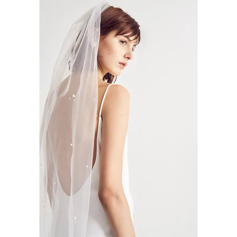 Sleeveless Backless Floor Length Wedding Dress