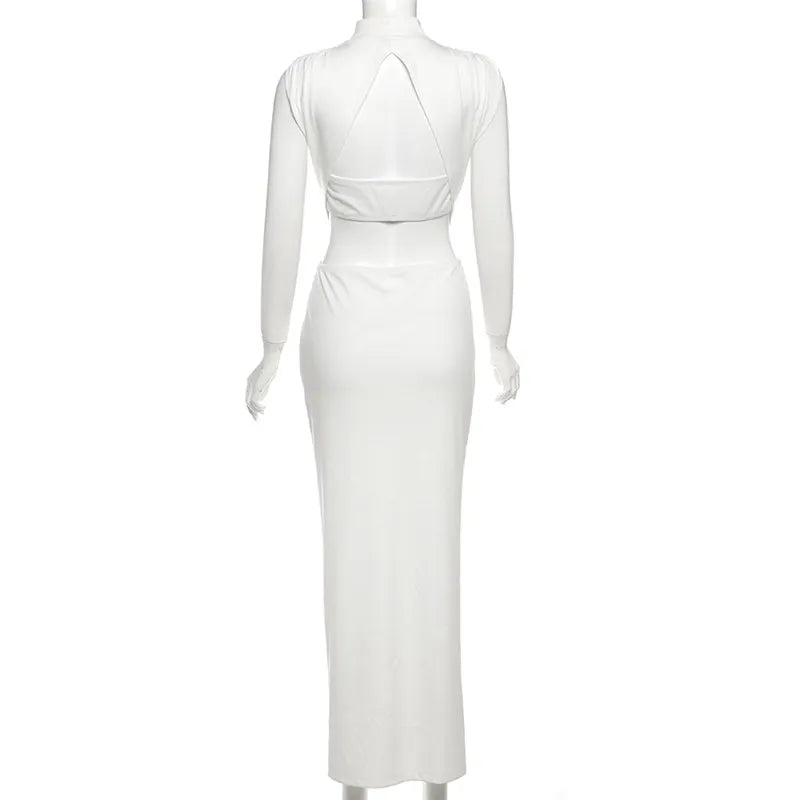 Women Irregular Hollow-Out Sleeveless Dress